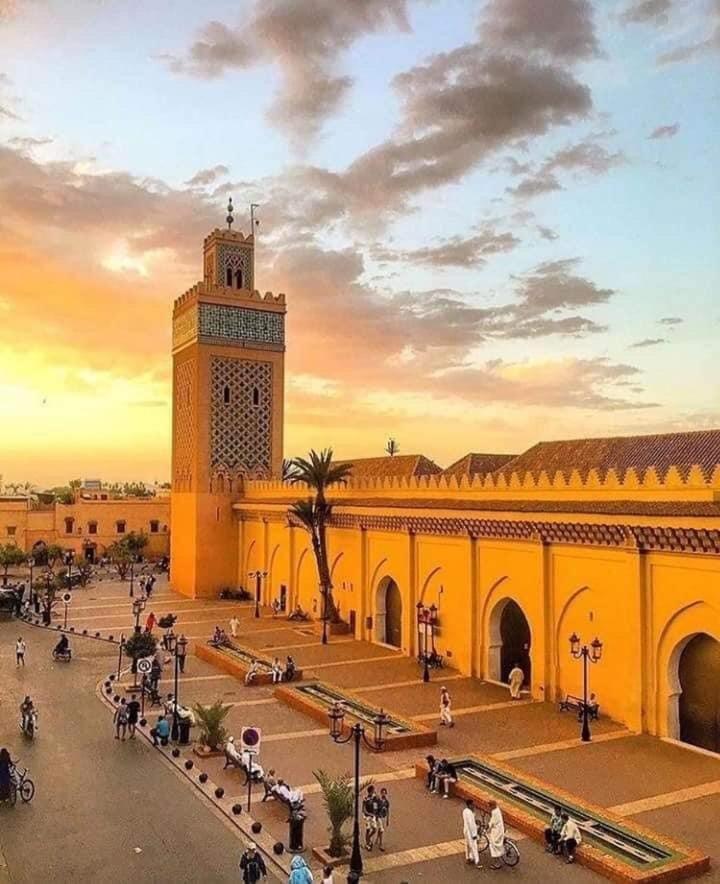 Authentic Moroccan Charm Apartment In Marrakech Terrace Marrakesh Bagian luar foto